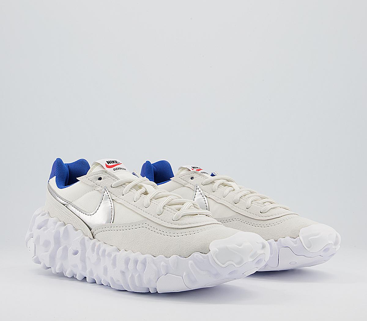 NikeOverbreak TrainersLight Bone Game Royal Team Orange White