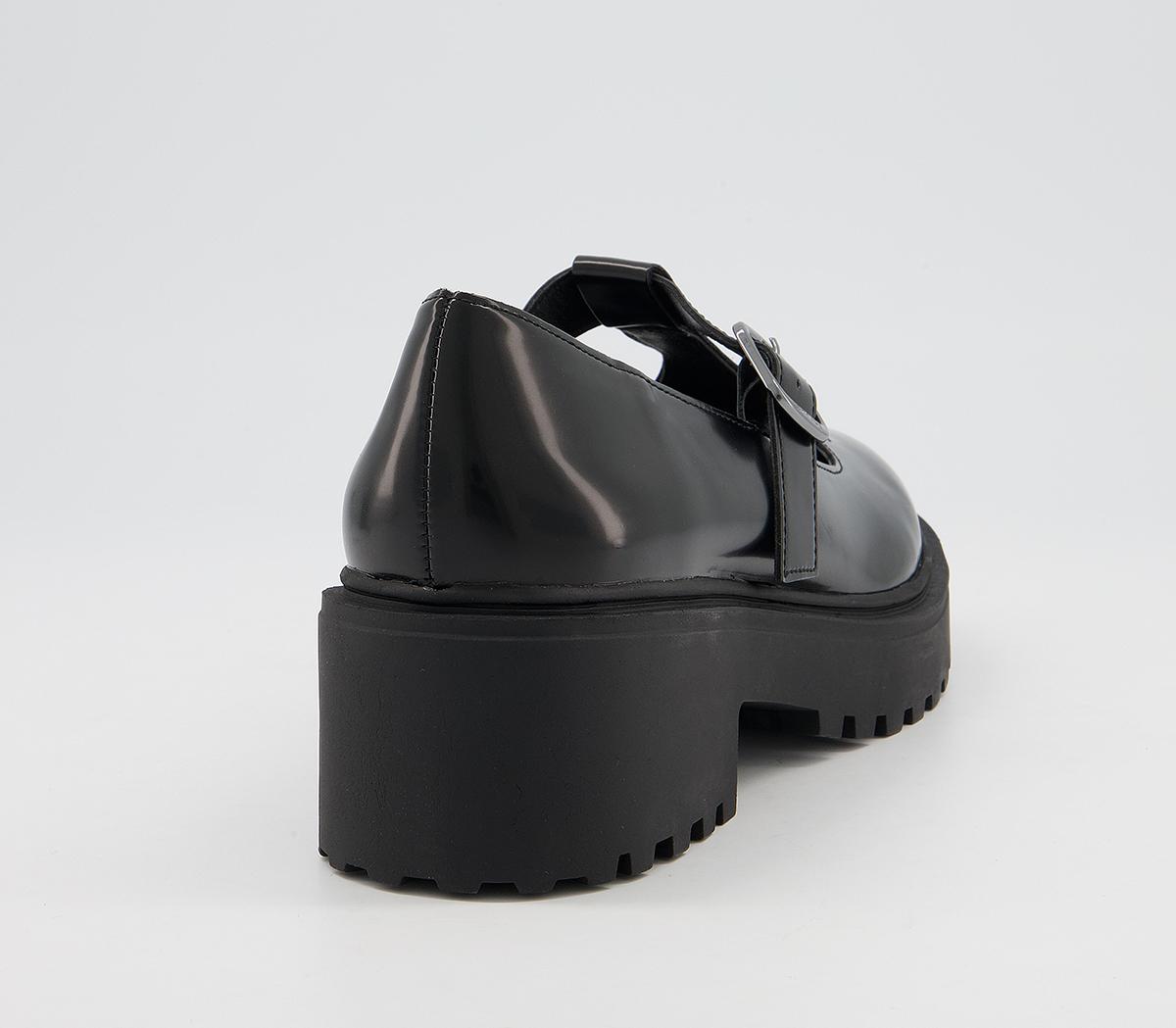Office Frankly T-Bar Chunky Shoes Office Frankly T-Bar Chunky Shoes Shiny Black
