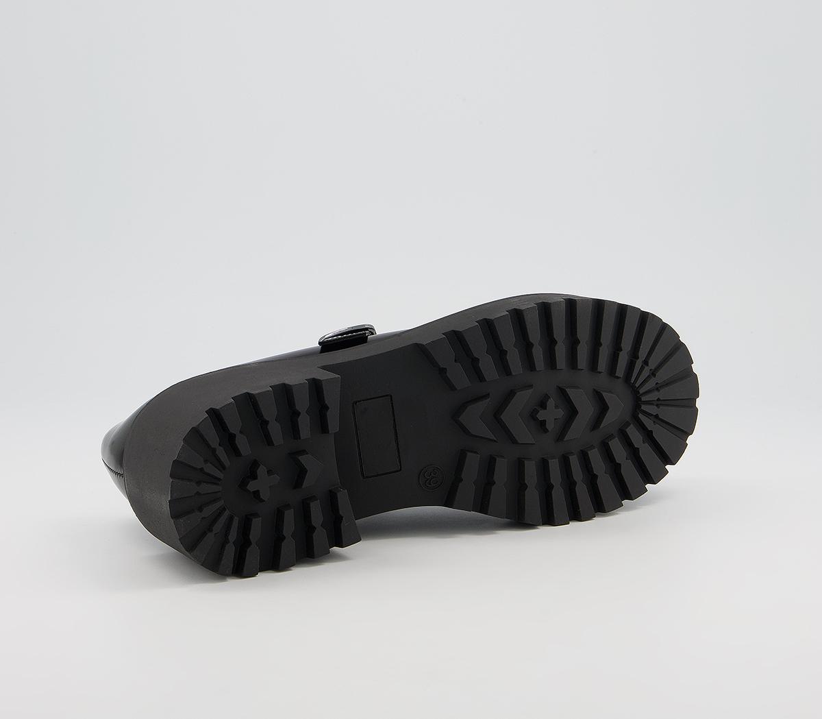 Office Frankly T-Bar Chunky Shoes Office Frankly T-Bar Chunky Shoes Shiny Black