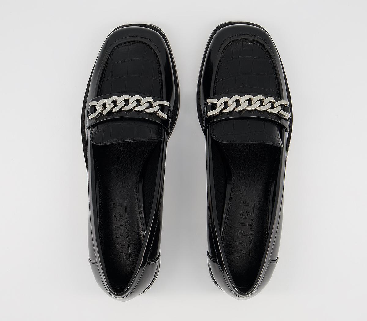 Office Fortunate Hardware Loafers Office Fortunate Hardware Loafers Black