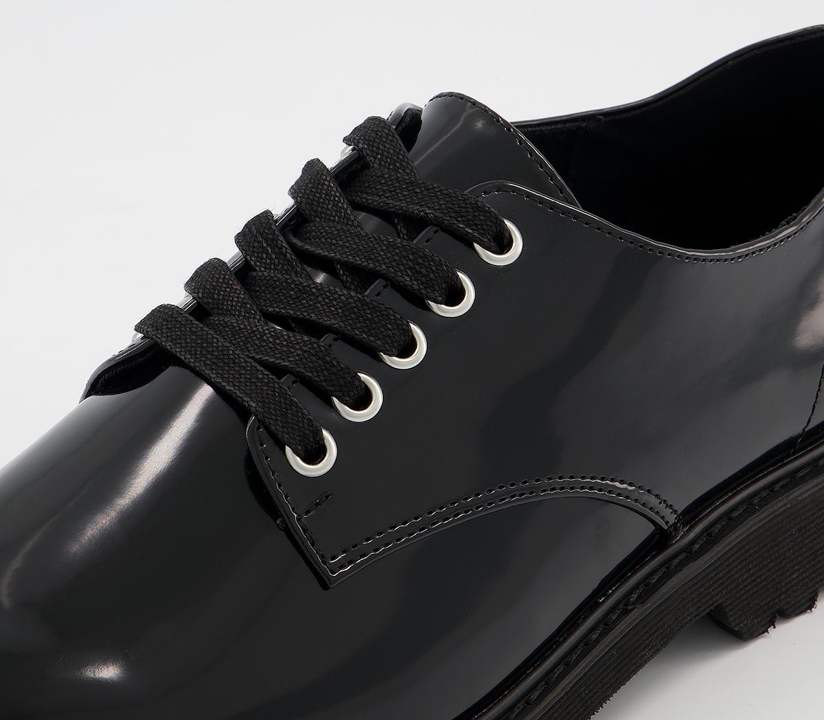 Office Fern Lace Up Flats Office Fern Lace Up Flats Black Patent