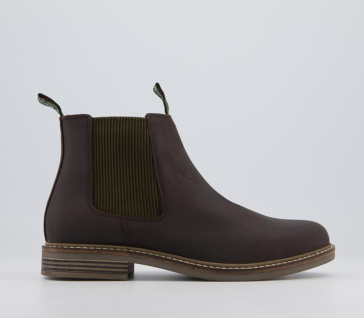 Barbour Farsley Chelsea Boots Chocolate Leather - Men’s Boots