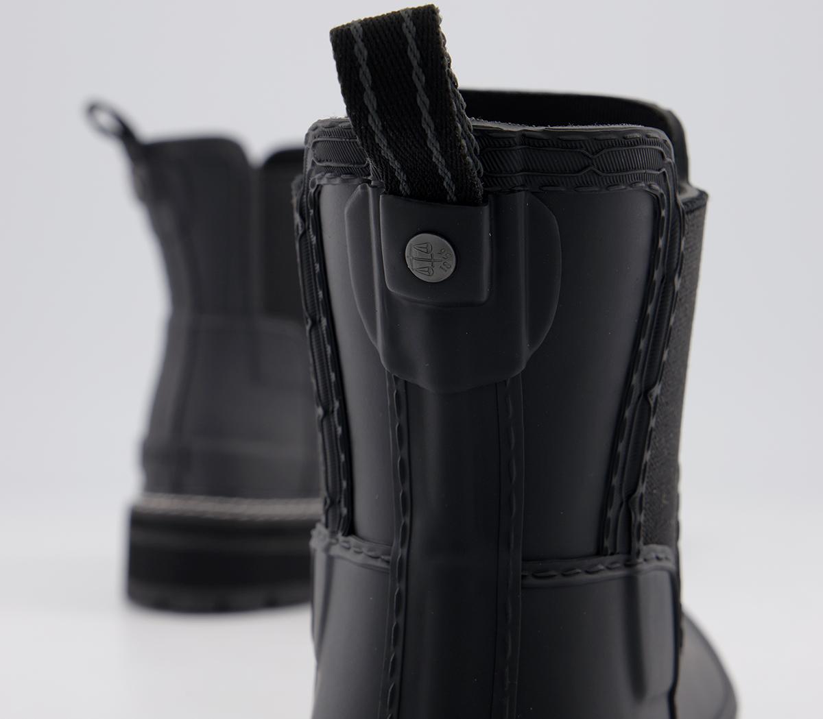 Hunter Refined Stitch Detail Chelsea Boots W Hunter Refined Stitch Detail Chelsea Boots W Black