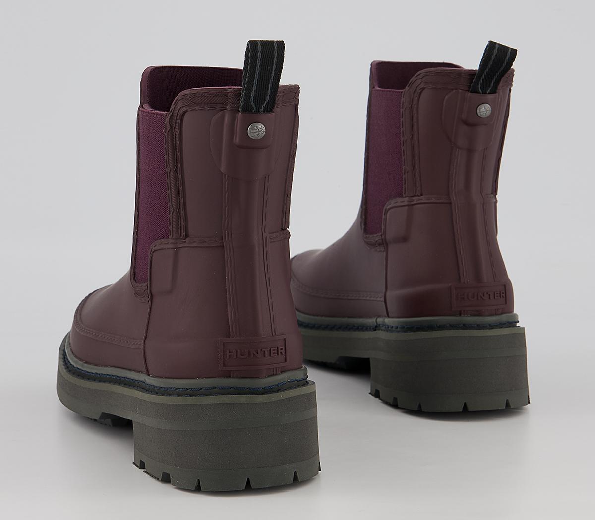Hunter Refined Stitch Detail Chelsea Boots W Hunter Refined Stitch Detail Chelsea Boots W Chestnut Crust