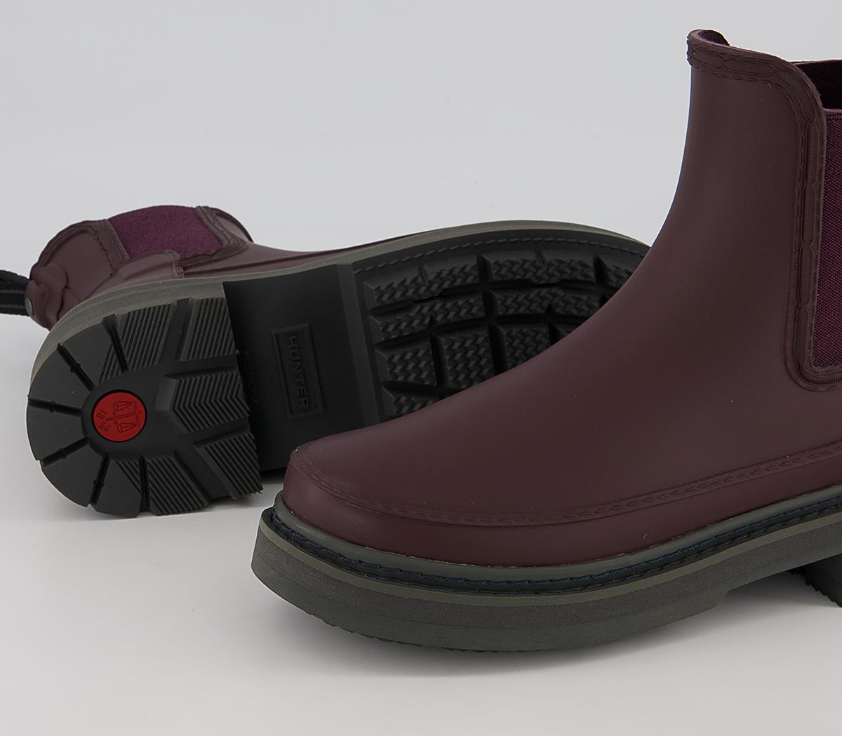 Hunter Refined Stitch Detail Chelsea Boots W Hunter Refined Stitch Detail Chelsea Boots W Chestnut Crust