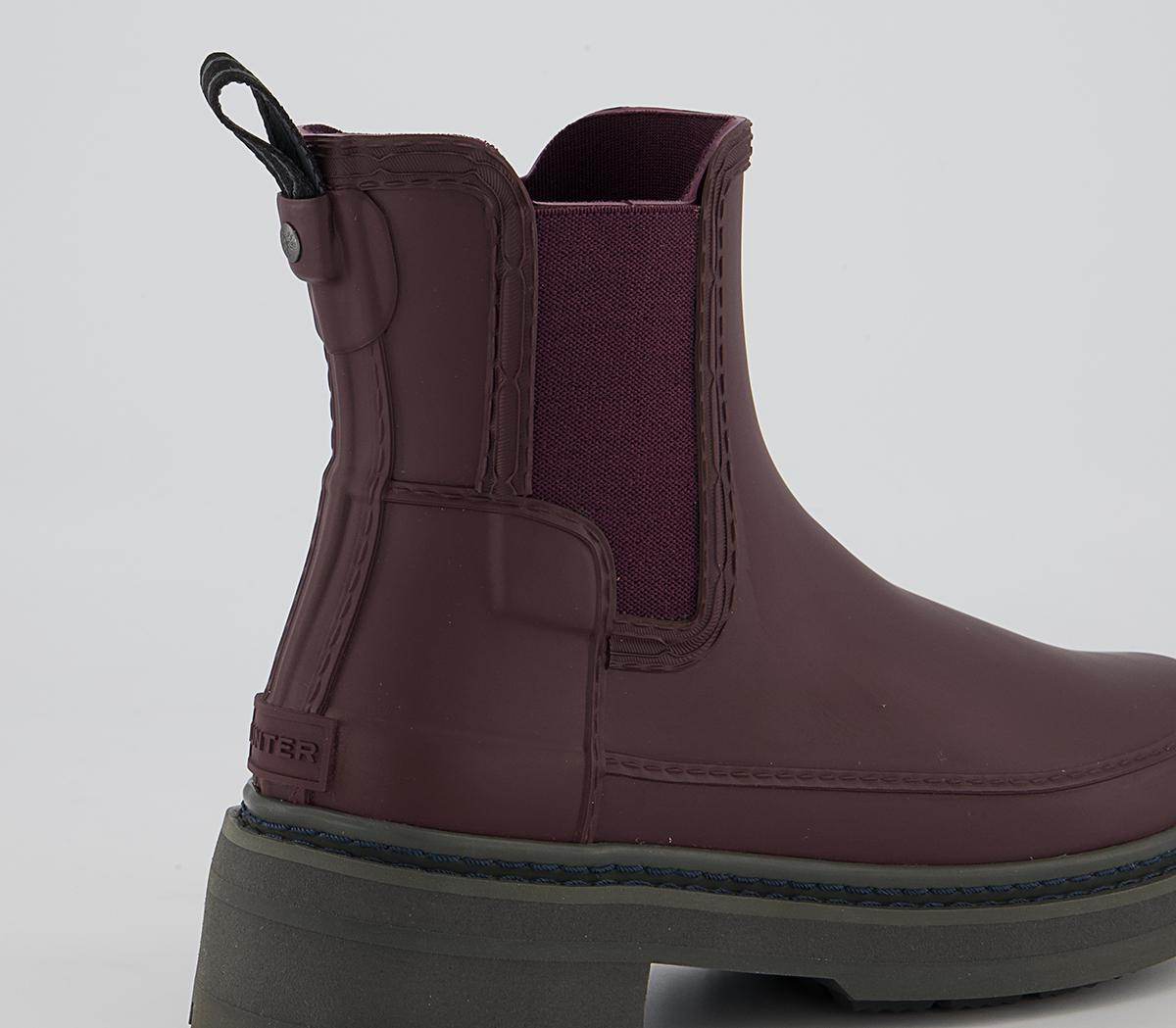 Hunter Refined Stitch Detail Chelsea Boots W Hunter Refined Stitch Detail Chelsea Boots W Chestnut Crust