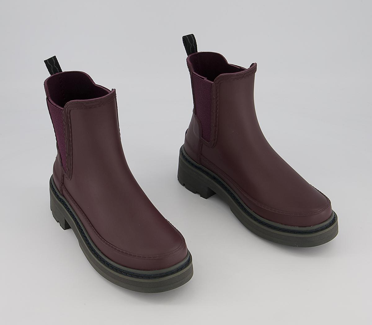 Hunter Refined Stitch Detail Chelsea Boots W Hunter Refined Stitch Detail Chelsea Boots W Chestnut Crust