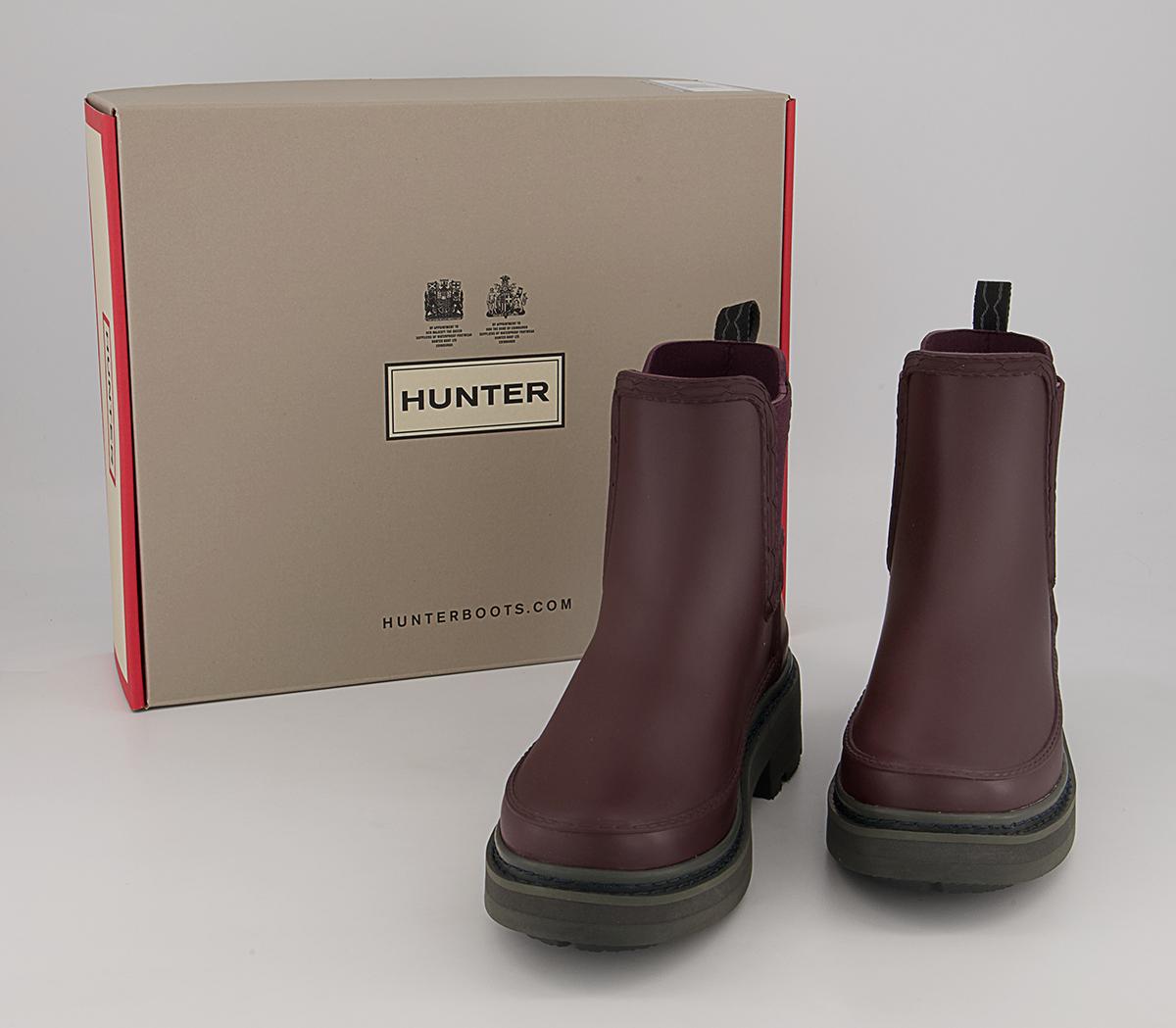 Hunter Refined Stitch Detail Chelsea Boots W Hunter Refined Stitch Detail Chelsea Boots W Chestnut Crust