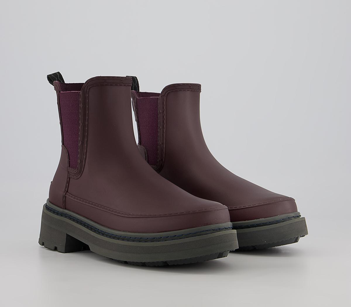 Hunter Refined Stitch Detail Chelsea Boots W Hunter Refined Stitch Detail Chelsea Boots W Chestnut Crust