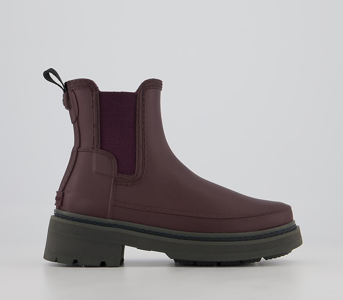 Hunter Refined Stitch Detail Chelsea Boots W Hunter Refined Stitch Detail Chelsea Boots W Chestnut Crust