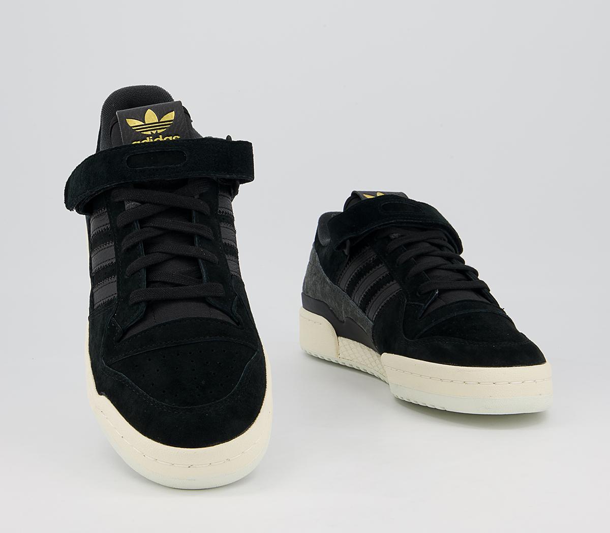 adidas Forum 84 Low Trainers adidas Forum 84 Low Trainers Core Black Cream White Carbon