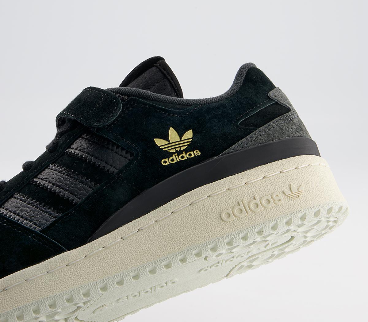 adidas Forum 84 Low Trainers adidas Forum 84 Low Trainers Core Black Cream White Carbon