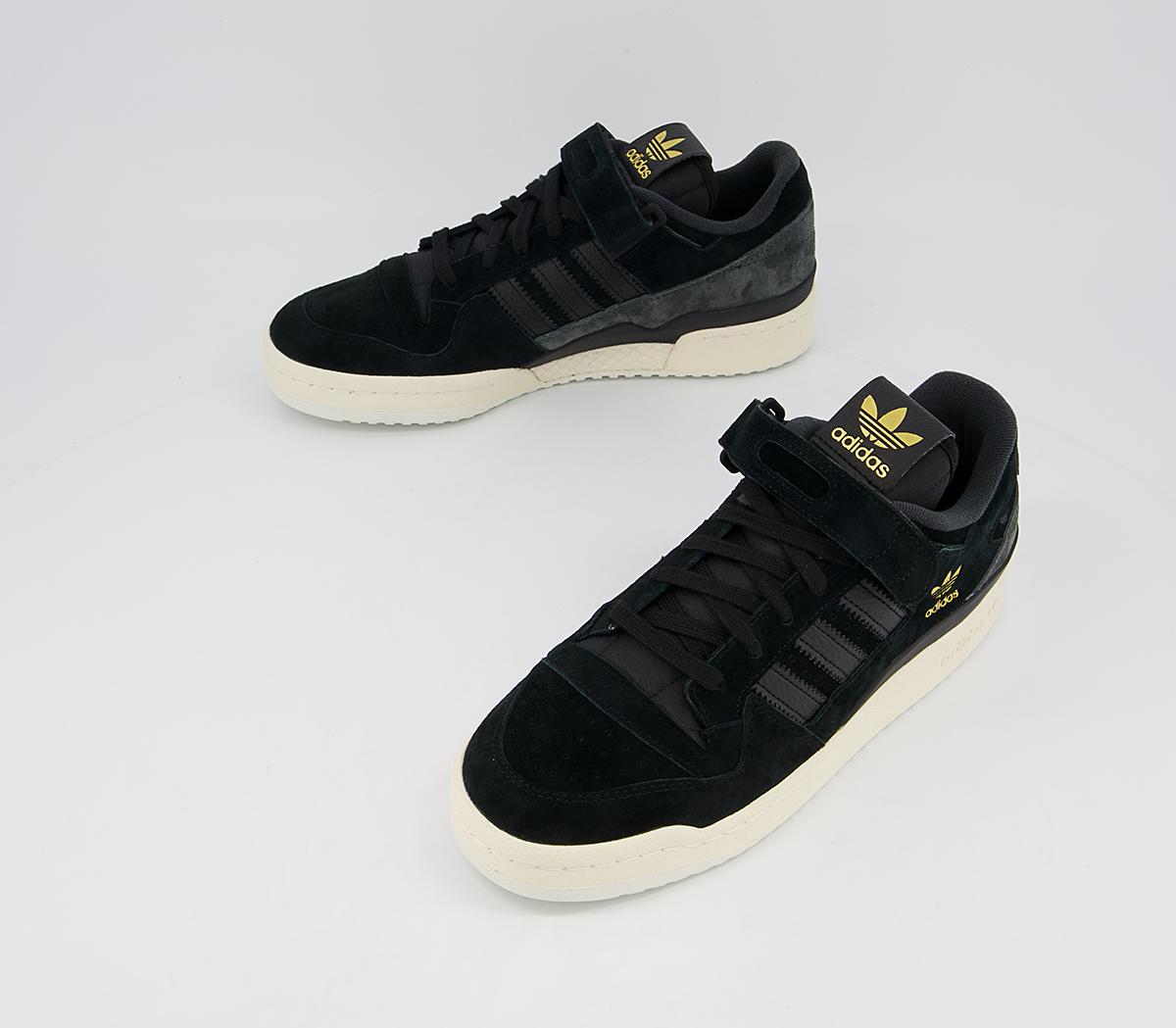 adidas Forum 84 Low Trainers adidas Forum 84 Low Trainers Core Black Cream White Carbon