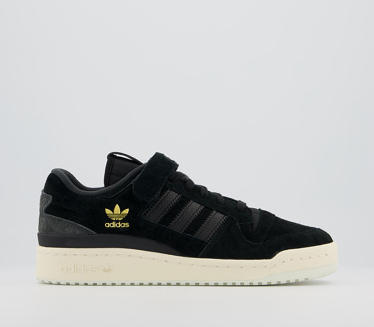 adidasForum 84 Low TrainersCore Black Cream White Carbon