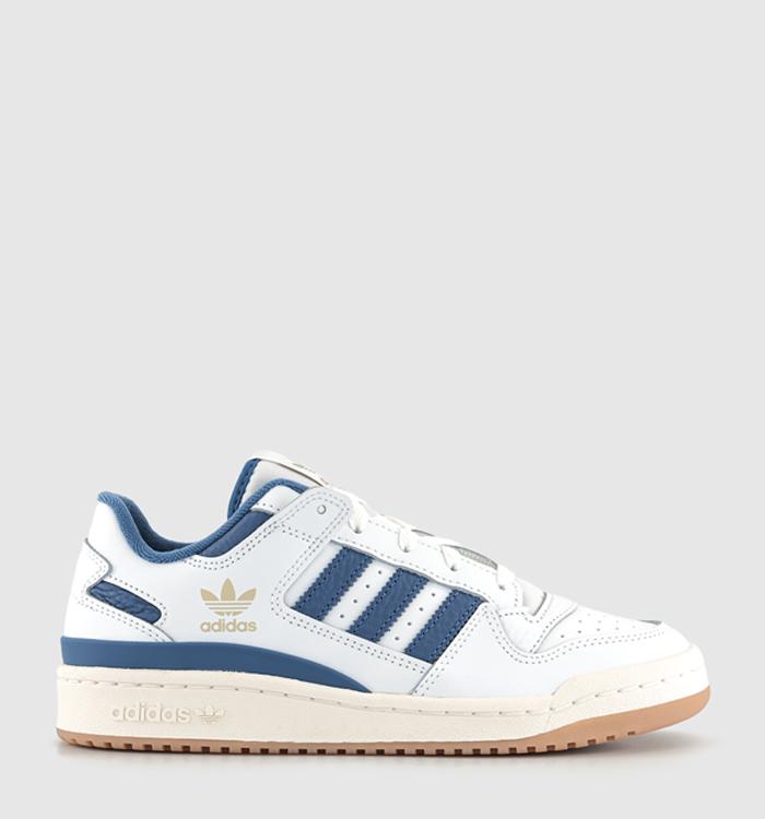 adidas Forum 84 Low Trainers White White Blue