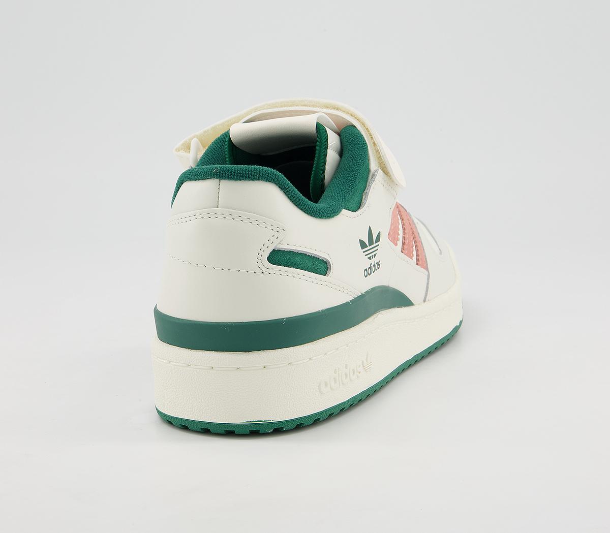 adidas Forum 84 Low Trainers adidas Forum 84 Low Trainers Off White Peach Green