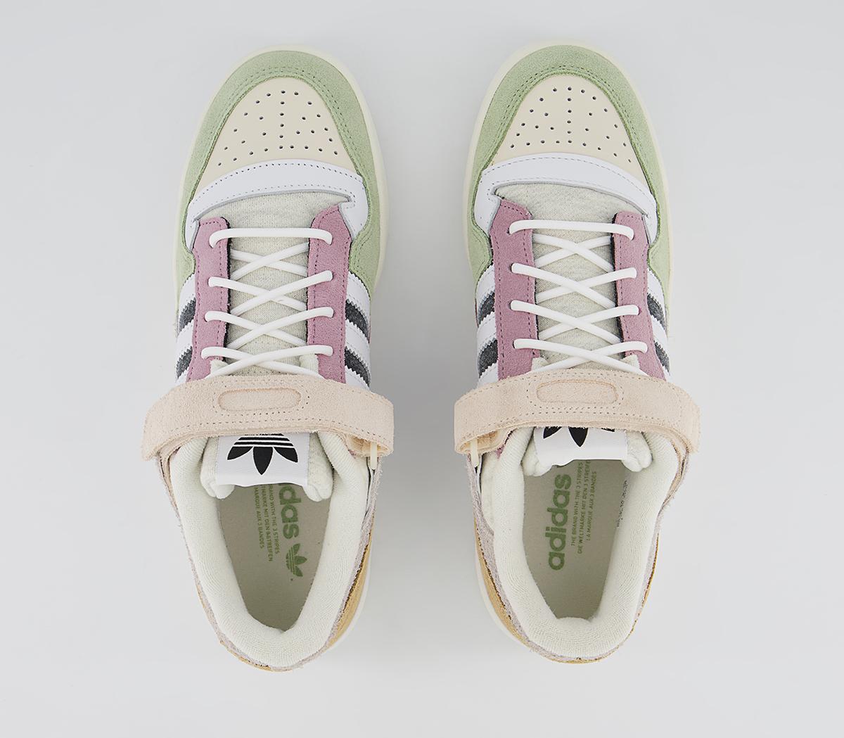 adidas Forum 84 Low Trainers adidas Forum 84 Low Trainers Off White White Magic Mauve