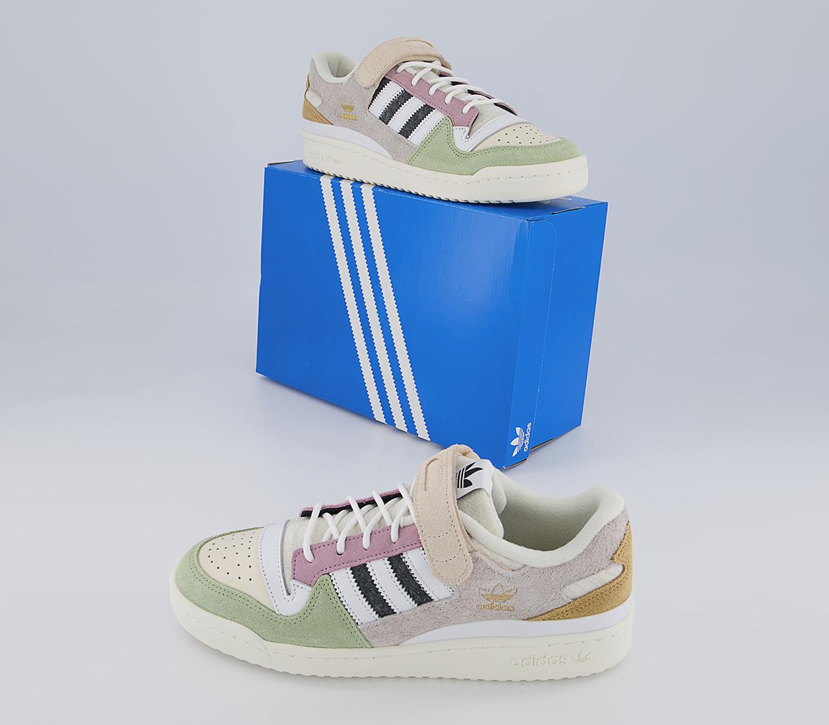 adidas Forum 84 Low Trainers adidas Forum 84 Low Trainers Off White White Magic Mauve