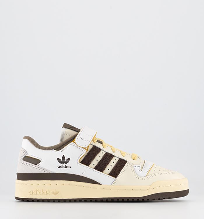 adidas Forum 84 Low Trainers Off White Brown Crem White