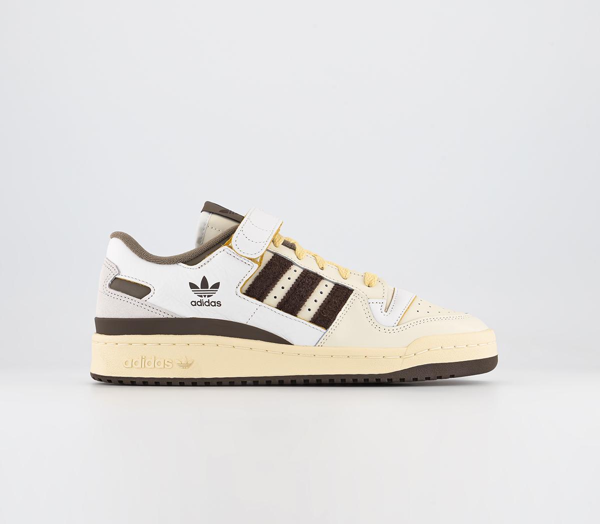adidas Forum 84 Low Trainers Off White Brown Crem White - Unisex