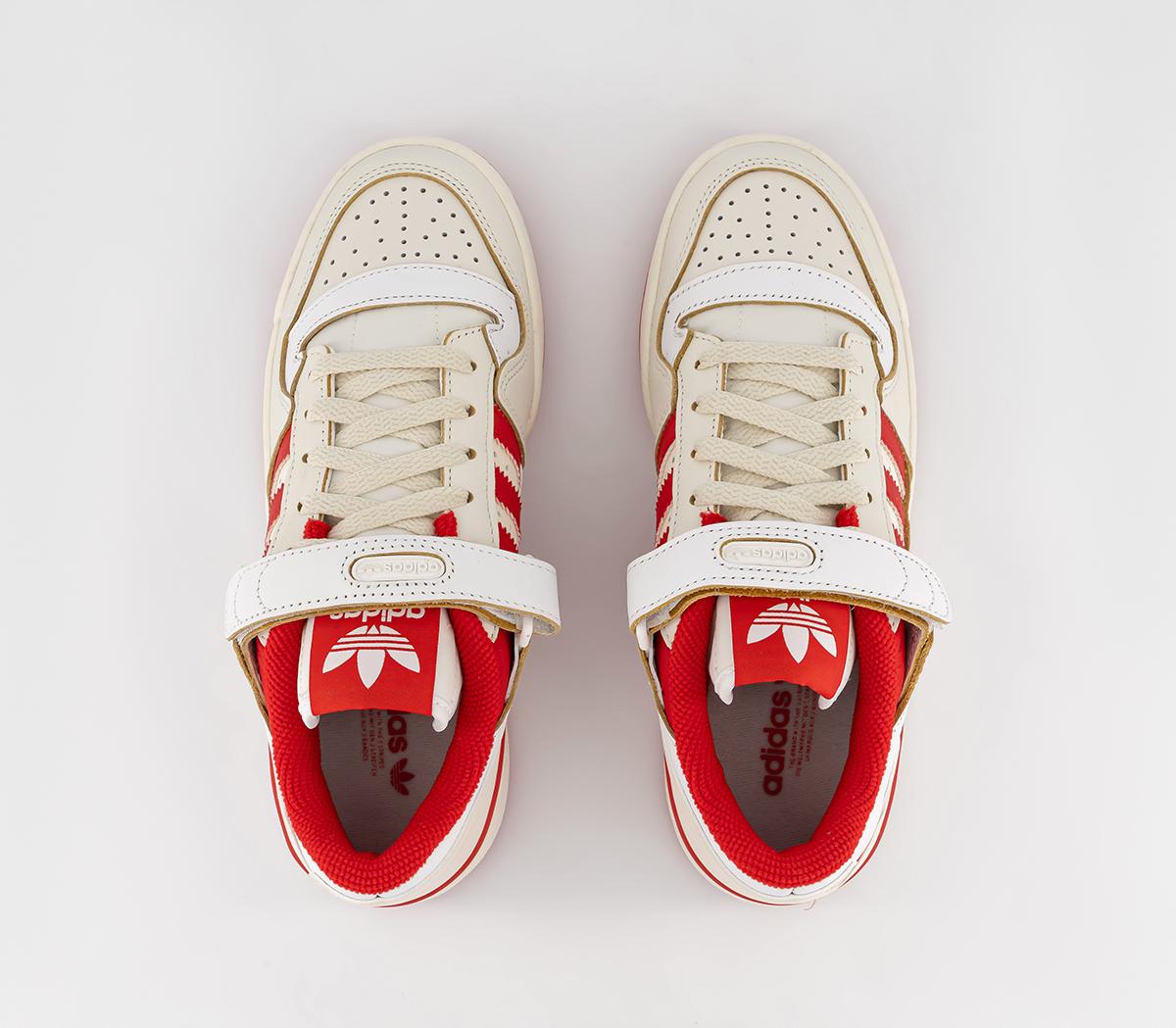 adidasForum 84 Low TrainersWhite Red White