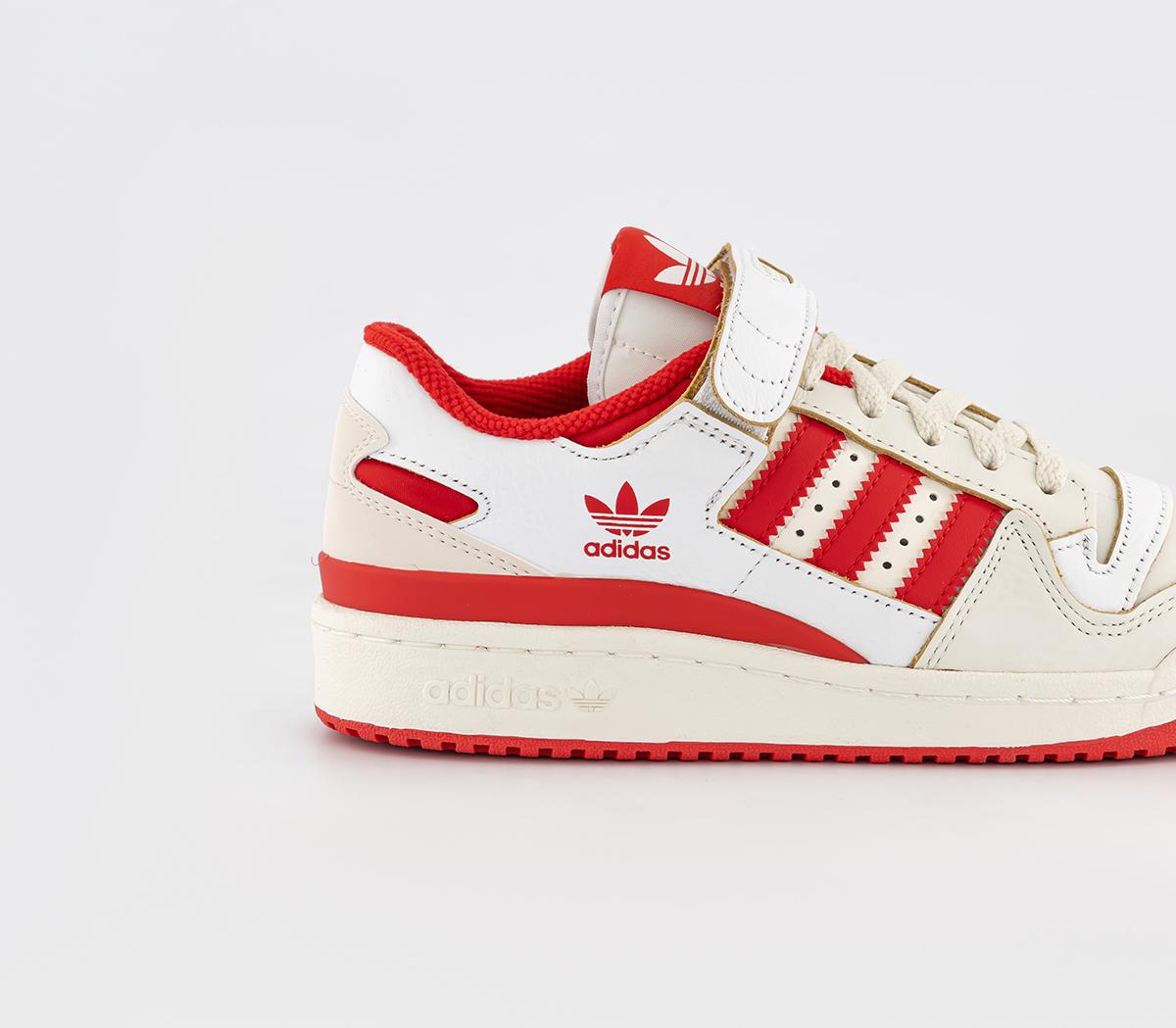 adidasForum 84 Low TrainersWhite Red White