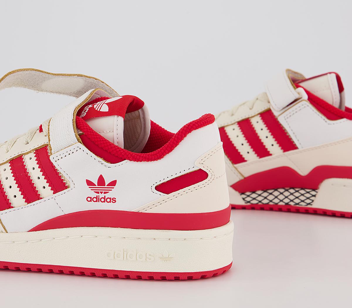 adidasForum 84 Low TrainersWhite Red White