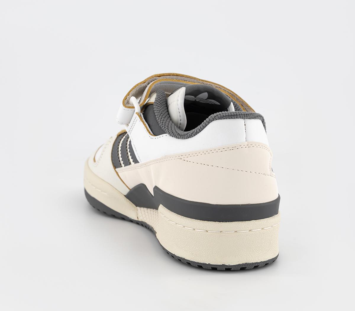 adidasForum 84 Low Trainers Off White Grey White