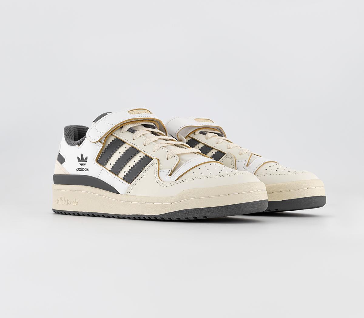 adidasForum 84 Low Trainers Off White Grey White