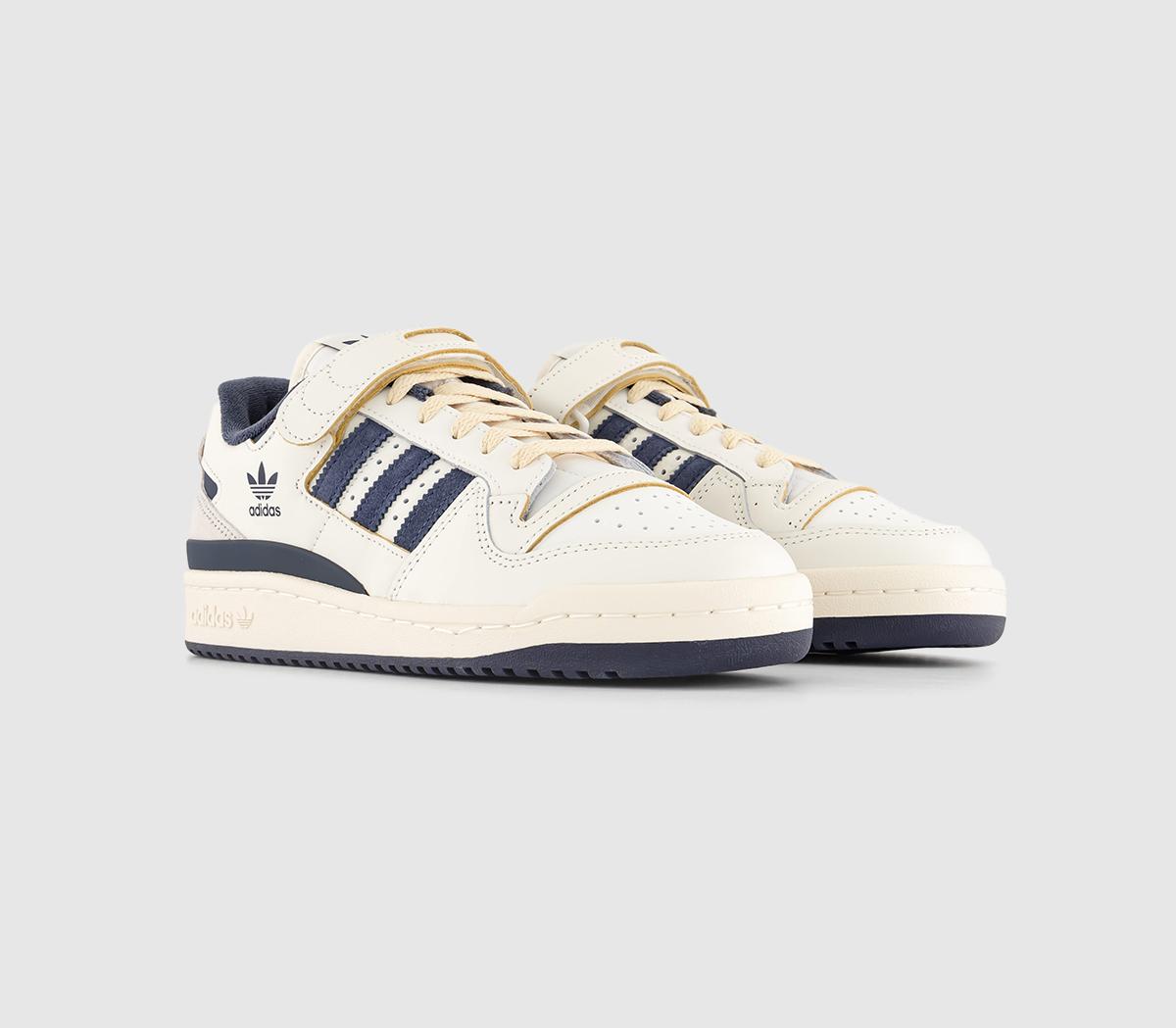 Adidas Womens Forum 84 Low Trainers Offwhite Shadow Navy Cream White, 8