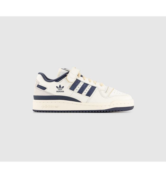 Adidas Forum 84 Low Trainers Offwhite Shadow Navy Cream White