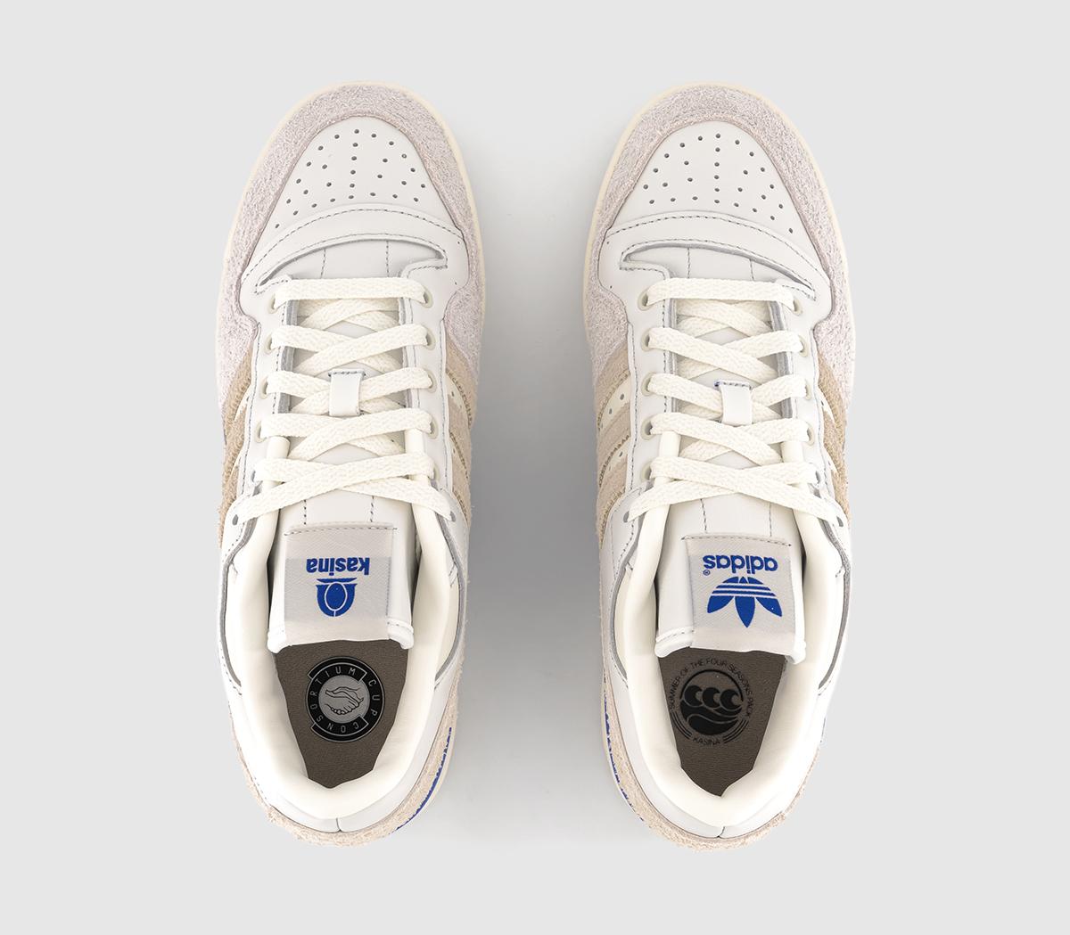 adidasForum 84 Low TrainersOff White Grey Onekasina