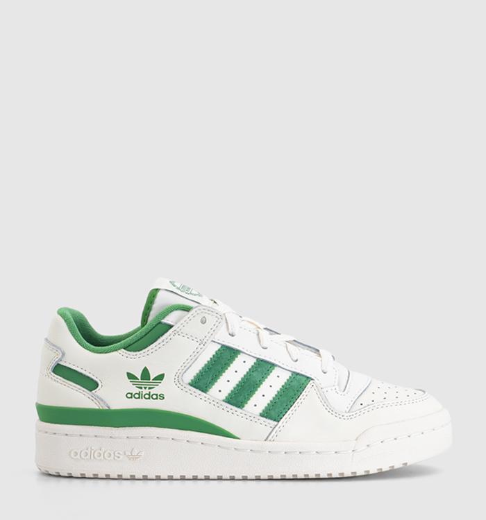 adidas Forum 84 Low Trainers Cloud White Preloved Green Cloud White