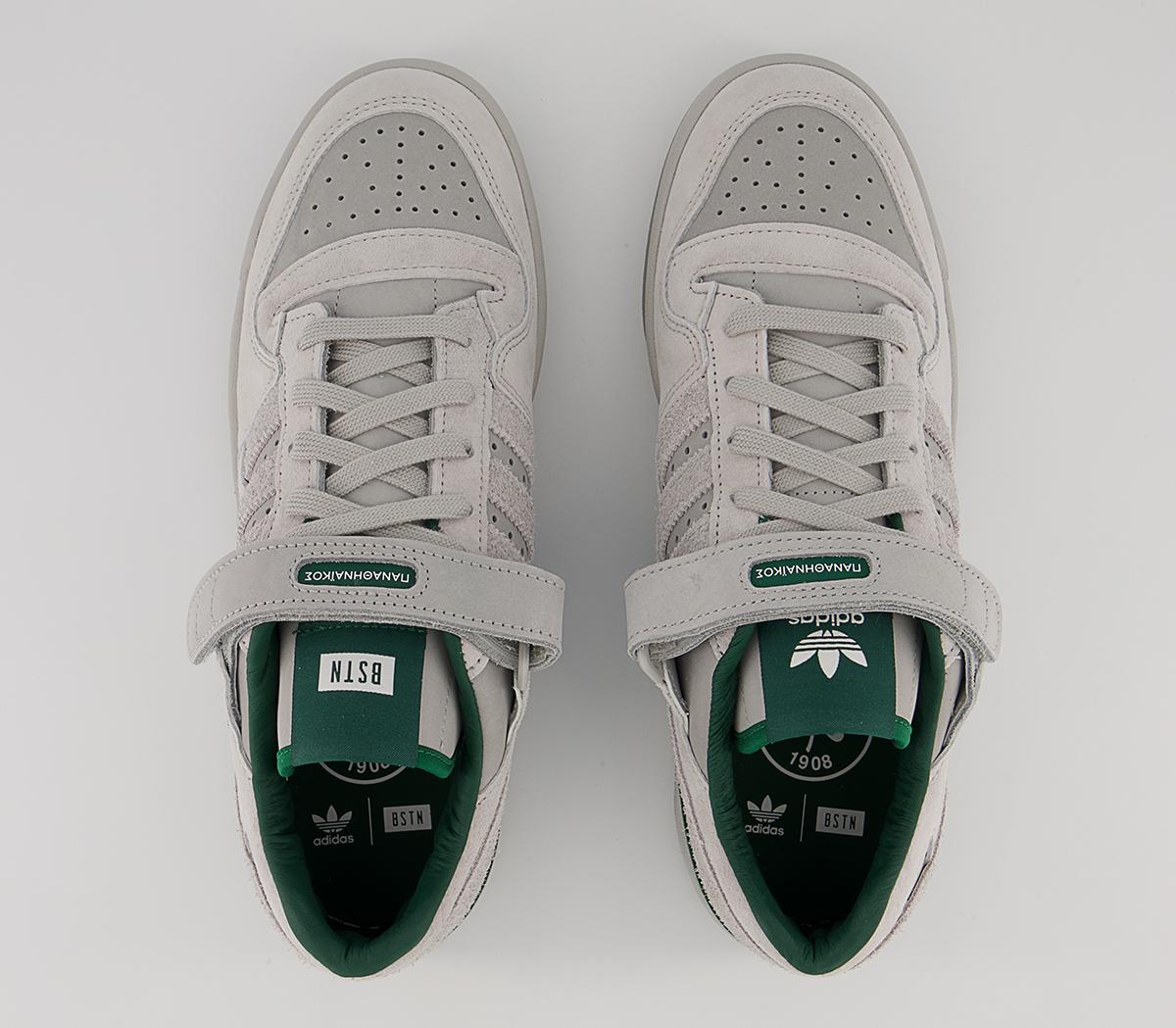 adidas Forum 84 Low Trainers adidas Forum 84 Low Trainers Panathinaikos Grey Dark Green