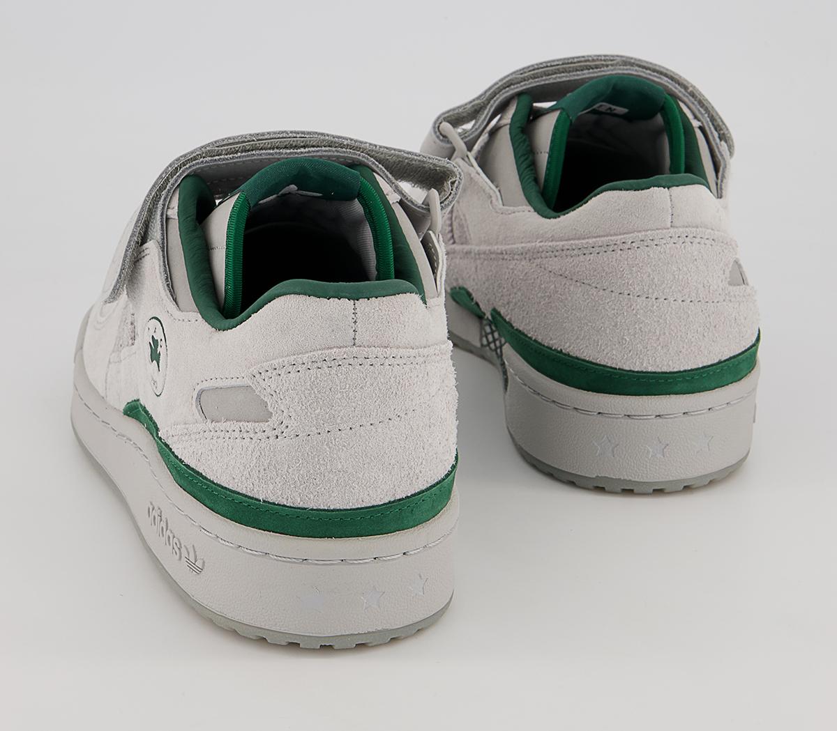 adidas Forum 84 Low Trainers adidas Forum 84 Low Trainers Panathinaikos Grey Dark Green