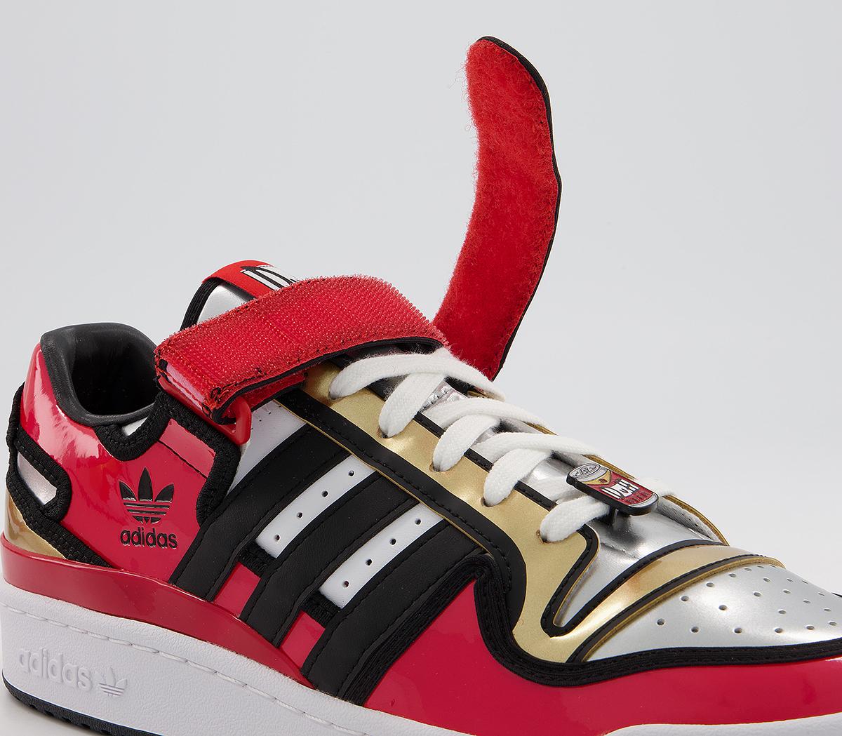 adidas Forum 84 Low Trainers Simpsons Duff Red Core Black Unisex