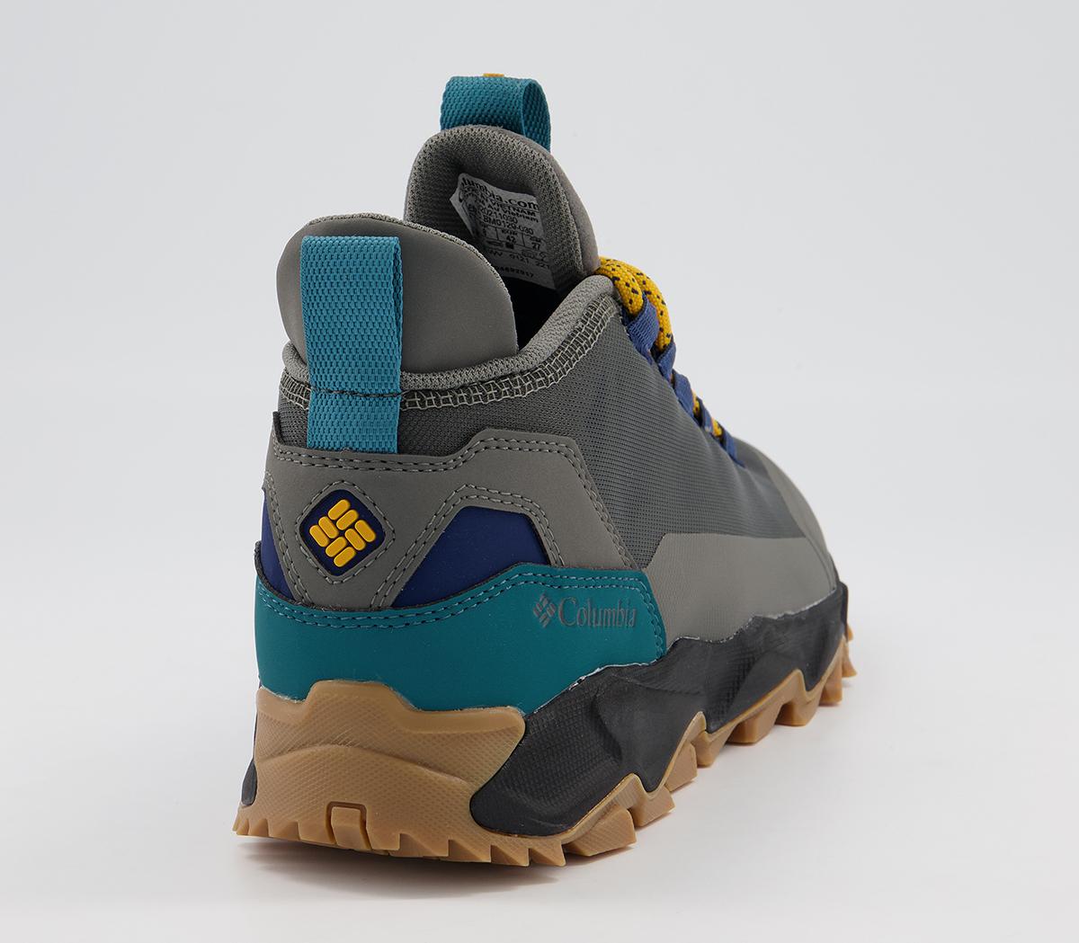 Columbia Sportswear Flow Borough Low Trainers Columbia Sportswear Flow Borough Low Trainers Charcoal Golden Yellow