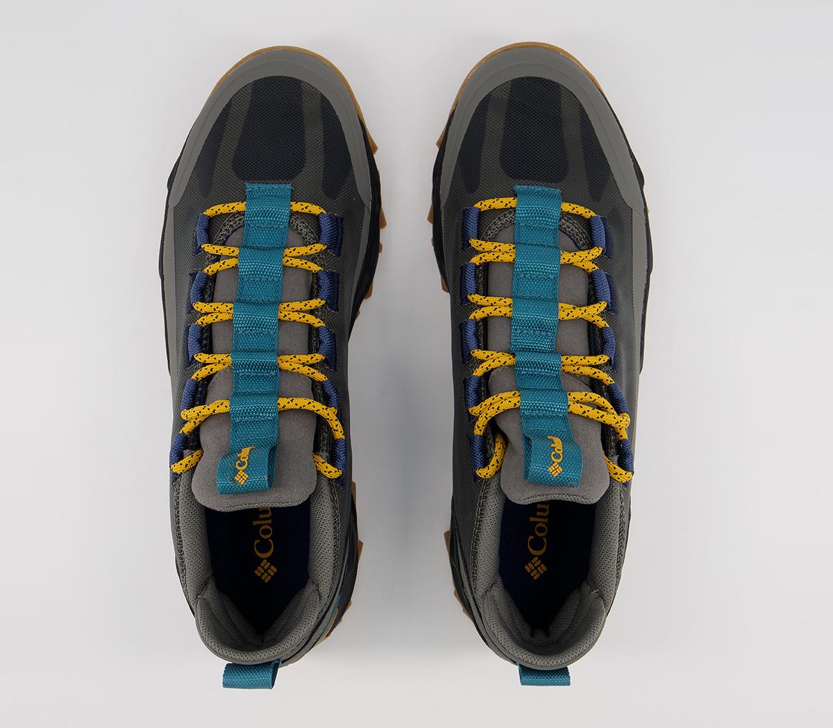 Columbia Sportswear Flow Borough Low Trainers Columbia Sportswear Flow Borough Low Trainers Charcoal Golden Yellow