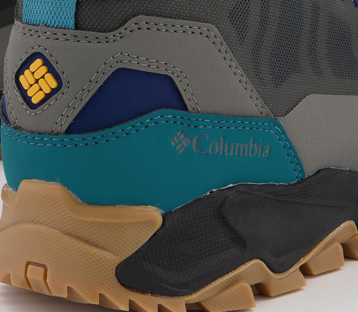 Columbia Sportswear Flow Borough Low Trainers Columbia Sportswear Flow Borough Low Trainers Charcoal Golden Yellow