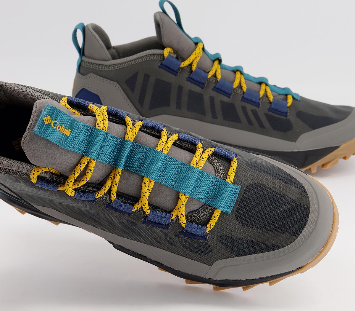 Columbia Sportswear Flow Borough Low Trainers Columbia Sportswear Flow Borough Low Trainers Charcoal Golden Yellow