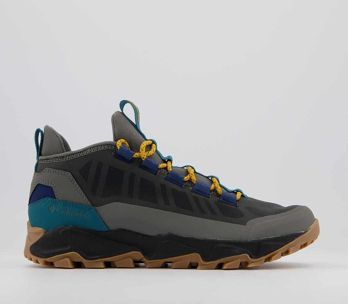 Columbia SportswearFlow Borough Low Trainers Columbia SportswearFlow Borough Low TrainersCharcoal Golden Yellow