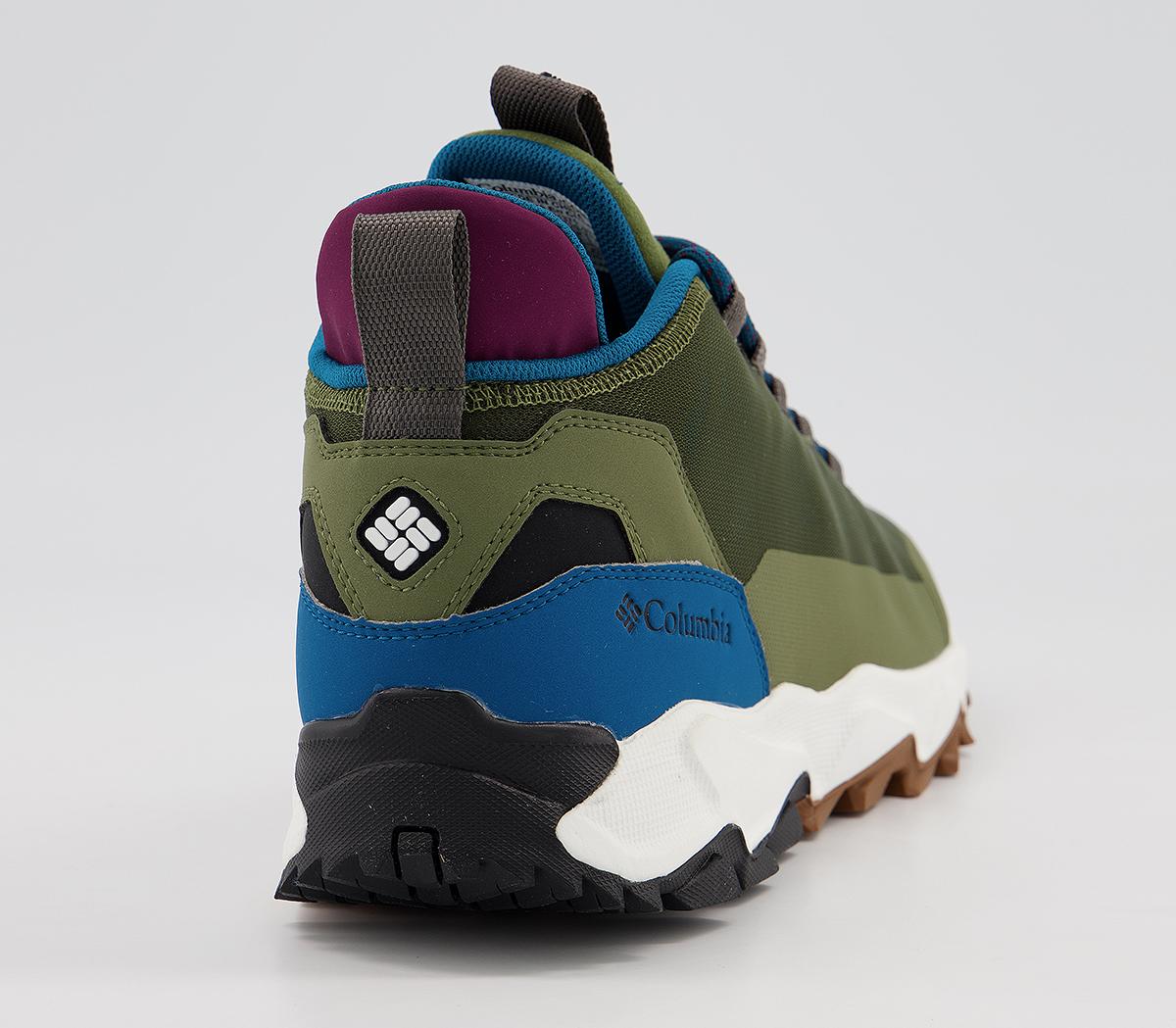 Columbia Sportswear Flow Borough Trainers Hiker Green Lagoon Men s Trainers