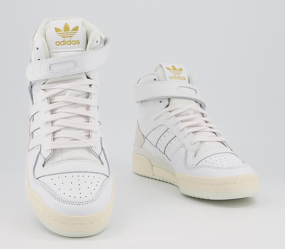 adidas Forum 84 Hi Trainers adidas Forum 84 Hi Trainers White Green