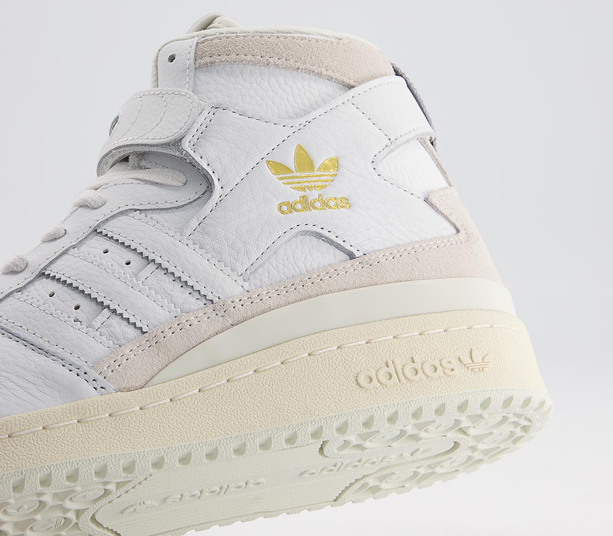 adidas Forum 84 Hi Trainers adidas Forum 84 Hi Trainers White Green