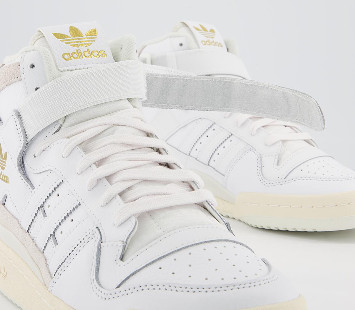 adidas Forum 84 Hi Trainers adidas Forum 84 Hi Trainers White Green