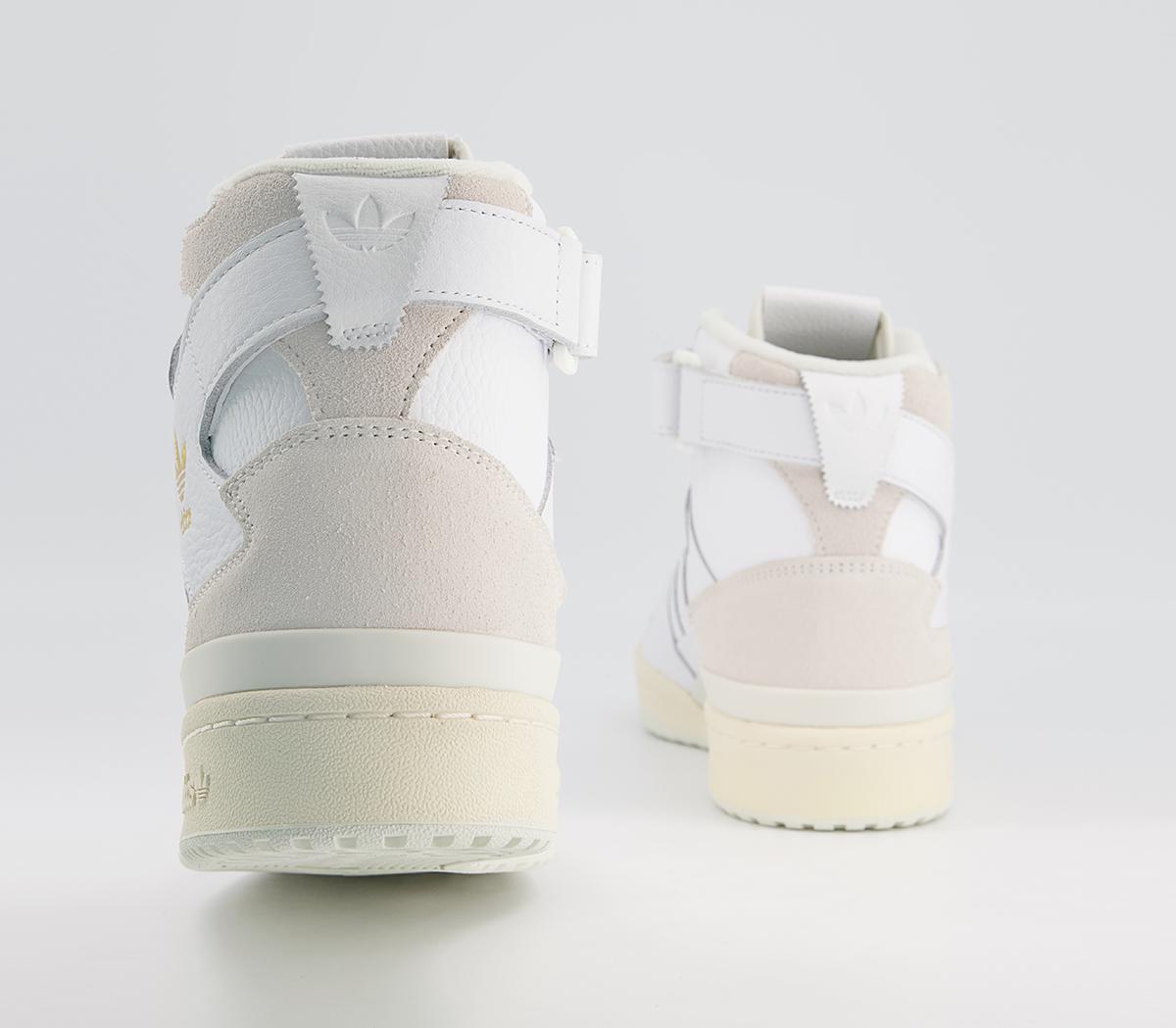 adidas Forum 84 Hi Trainers adidas Forum 84 Hi Trainers White Green