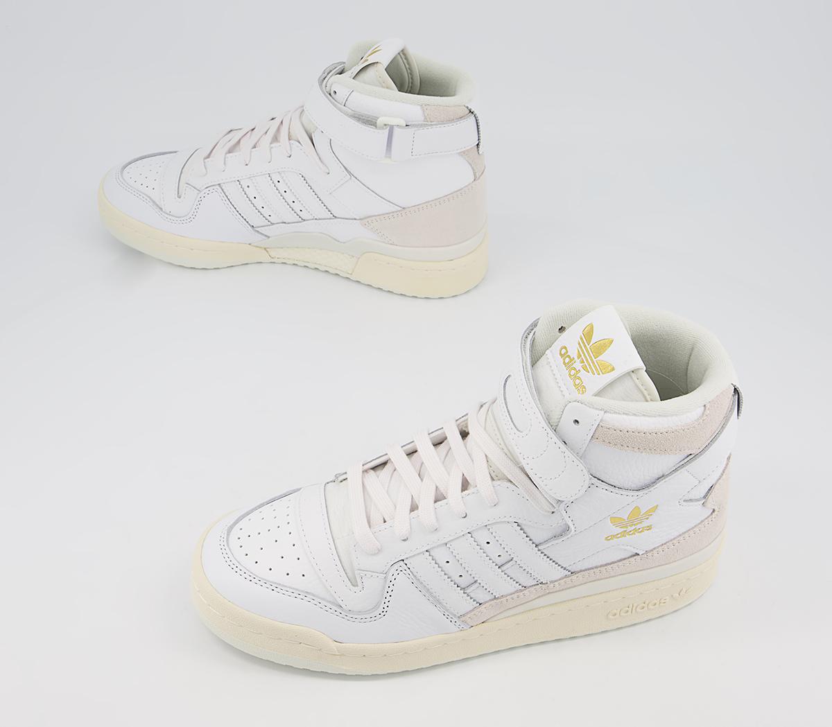 adidas Forum 84 Hi Trainers adidas Forum 84 Hi Trainers White Green