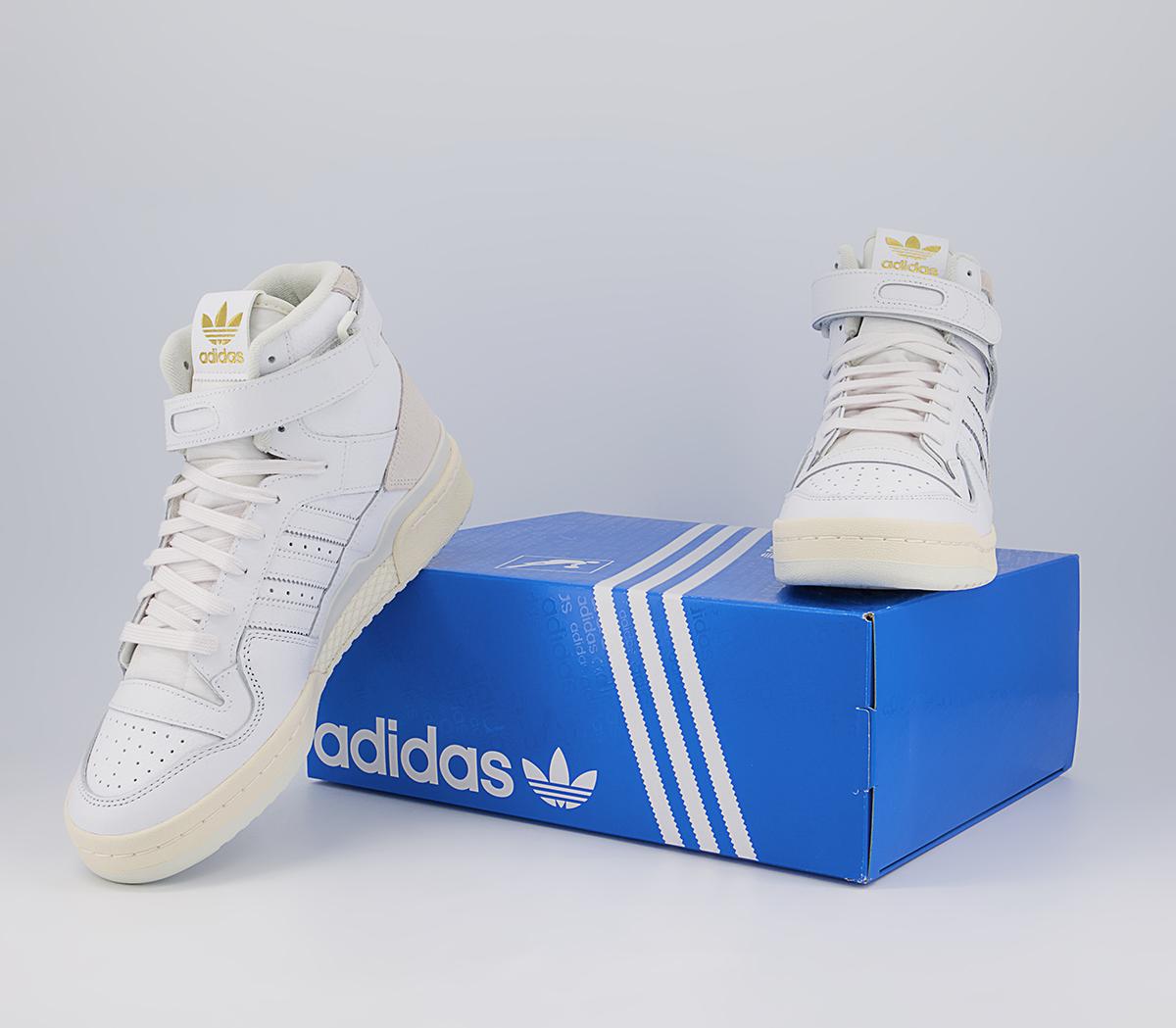 adidas Forum 84 Hi Trainers adidas Forum 84 Hi Trainers White Green