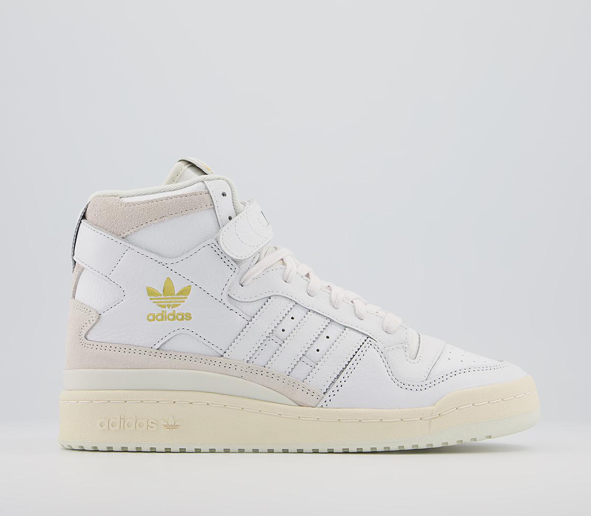 adidasForum 84 Hi TrainersWhite Green