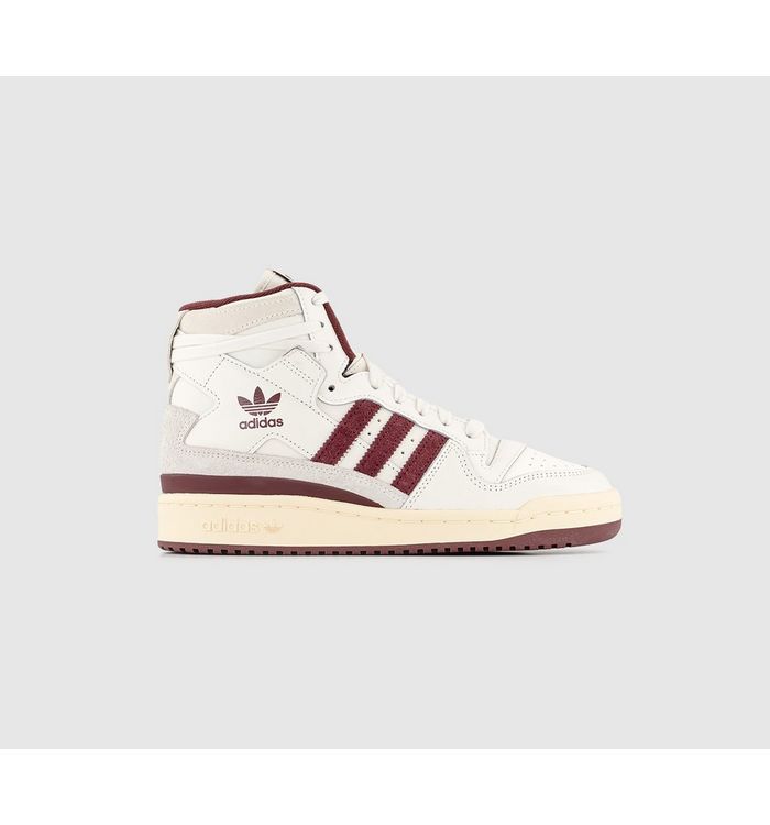 Adidas Forum 84 Hi Trainers Off White Shadow Red